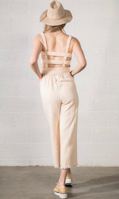 LOLA STRAPPY BACKLESS JUMPSUIT