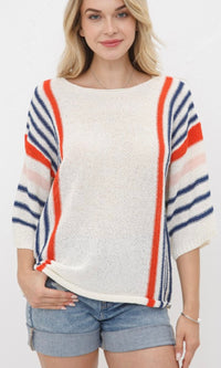SURF’S UP STRIPED SWEATER