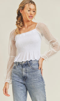 LOVE FOREVER LACE TOP